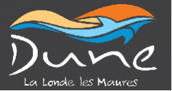 Logo Dune Londe Blanc Page