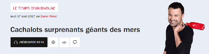 Le temps d’un bivouac avec François SARANO