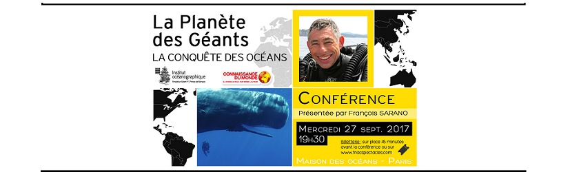 27 sept : Ciné Conférence F. SARANO – sortie du livre “Le Retour de Moby Dick”