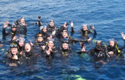 Première plongée en mer pour les élèves de lAS de Montplaisir
