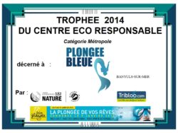 trophéee  metropole plongée bleue