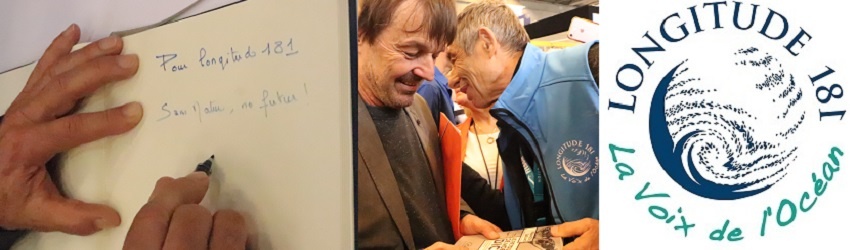 LONGITUDE 181 et Nicolas HULOT au Salon de la plongée : Sans nature, pas de futur !