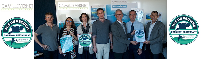 Plus de requin dans les assiettes, du lycée Camille Vernet de Valence jusqu’à Bercy !