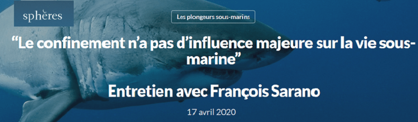 “Le confinement n’a pas d’influence majeure sur la vie sous-marine”