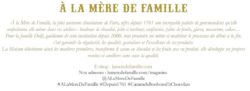 a la mere de famille