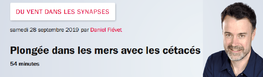 France INTER- Plongée dans les abysses… – AOUT 2019