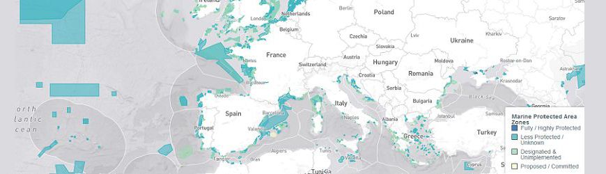 Carte Europe Aires marines protégées Podcast Longitude 181