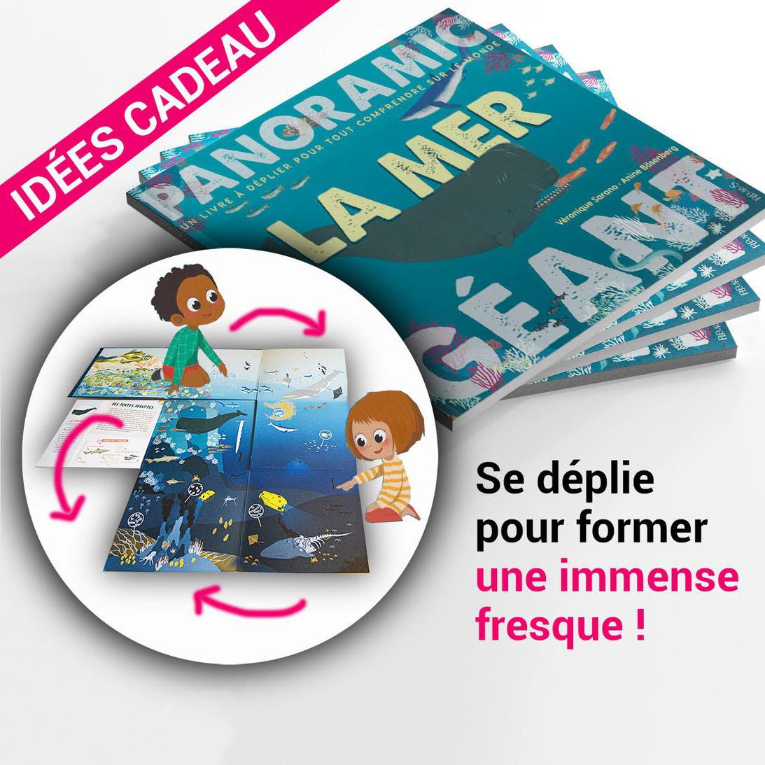 LA MER panoramic géant un livre à déplier