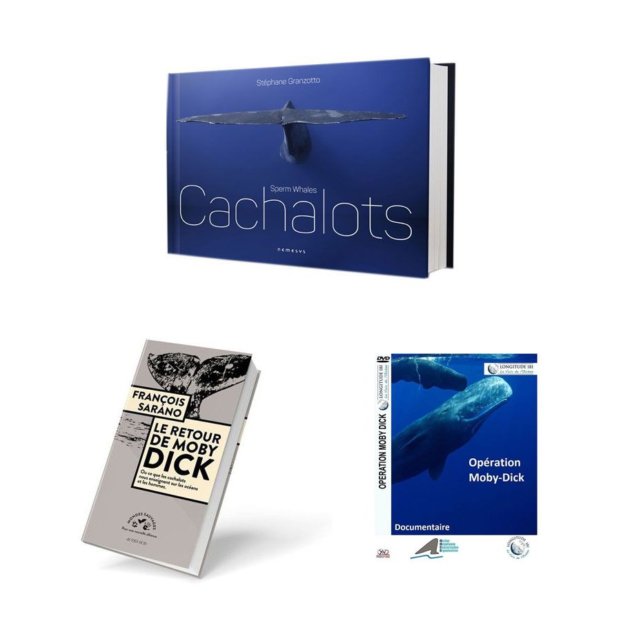 Promotion Livre d’art Les Cachalots - offerts Le Retour de Moby-Dick & DVD Opération Moby Dick