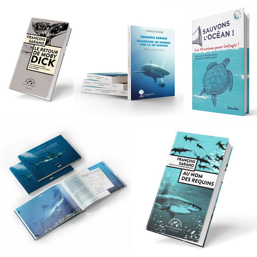 Promotion pour l'achat de 4 livres, Au nom des requins offert