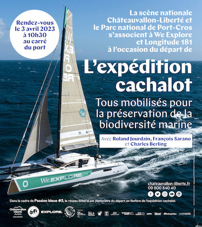 Départ de "L'expédition cachalot" le 3 avril 2023