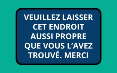 Bifurquons ! Laisser cet endroit plus propre que vous l’avez trouvé ! Épisode 8