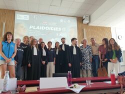 Notre premier rendez-vous d’importance était le procès simulé de notre partenaire Marine Calmet, fondatrice de Wild Legal, avec son équipe