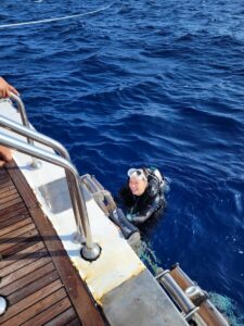 Mathilde Piraube, la plongée constitue une des principales raisons de mon investissement