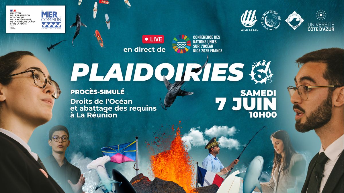 Plaidoiries, procès-simulé samedi 7 juin 2025 à la Conférence des Nations Unies sur l'Océan à Nice