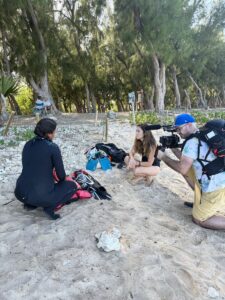 Tournage requins à la Réunion ©Benjamin Hoguet