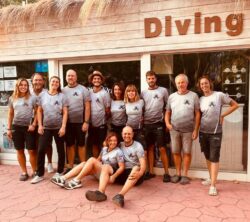L'équipe du Diving Center Colera en Espagne